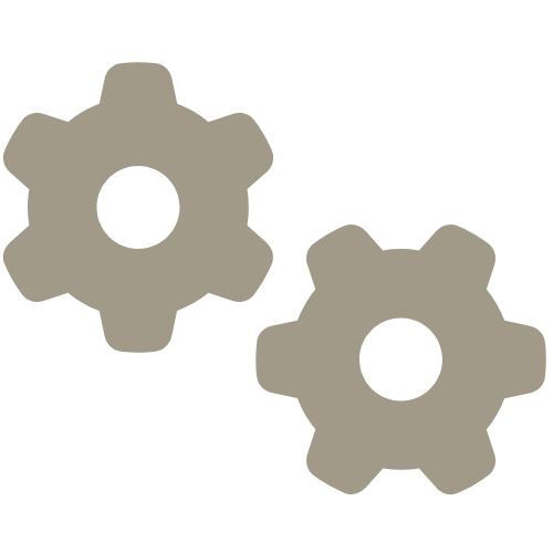 Zahnräder als Symbol für Gewohnheiten und Routinen aufzubauen.